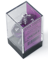 Chessex Dice: 7 Set Polyhedral Translucent Purple White CHX23077